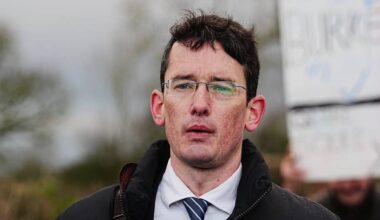 Enoch Burke removed from court by gardaí