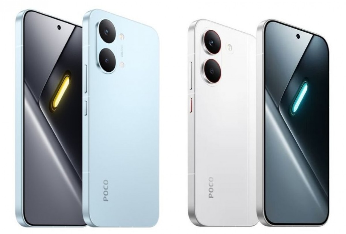 Poco X8 Pro Max (left) and Poco X8 Pro (right)