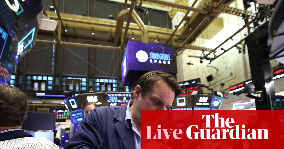 Stock markets rally and US dollar dips after supreme court rules against Trump’s sweeping tariffs; Hat-trick of good UK economic news – as it happened | Business