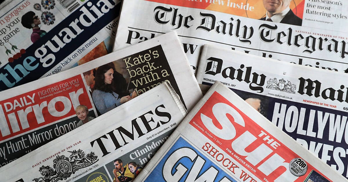 What the papers say: Sunday's front pages