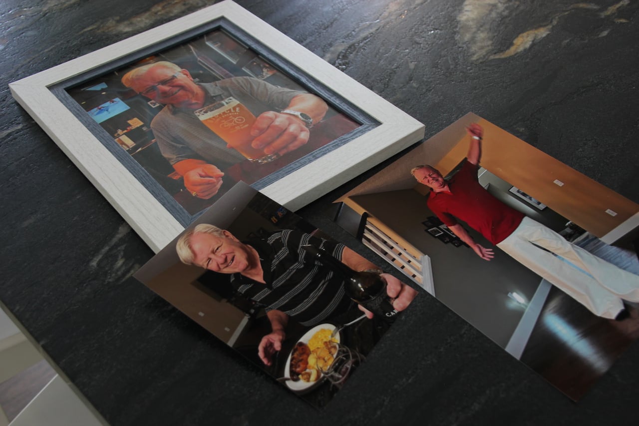 Three photographs of William Hume.