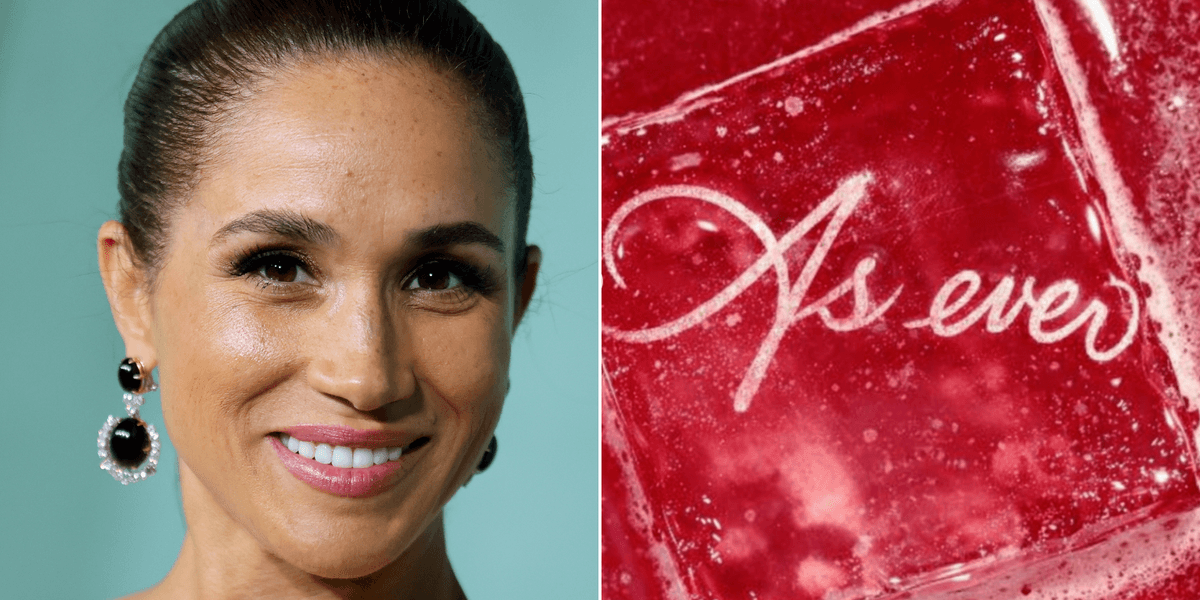 Meghan Markle reveals custom As Ever ice cubes as she showcases how to pour a drink