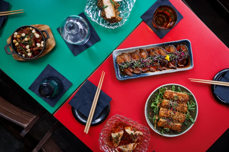 Food at Big Fan, Aungier Street, Dublin. Photograph: Dan Dennison