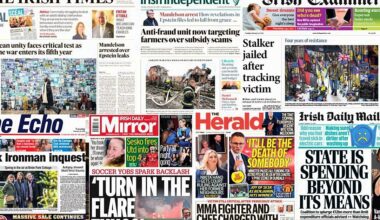 What the papers say: Tuesday's front pages
