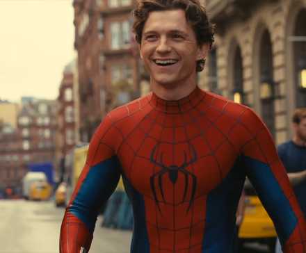Tom Holland filming Spider-Man: Brand New Day
