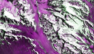 Landslide and Avalanche Debris Litter Hubbard Glacier