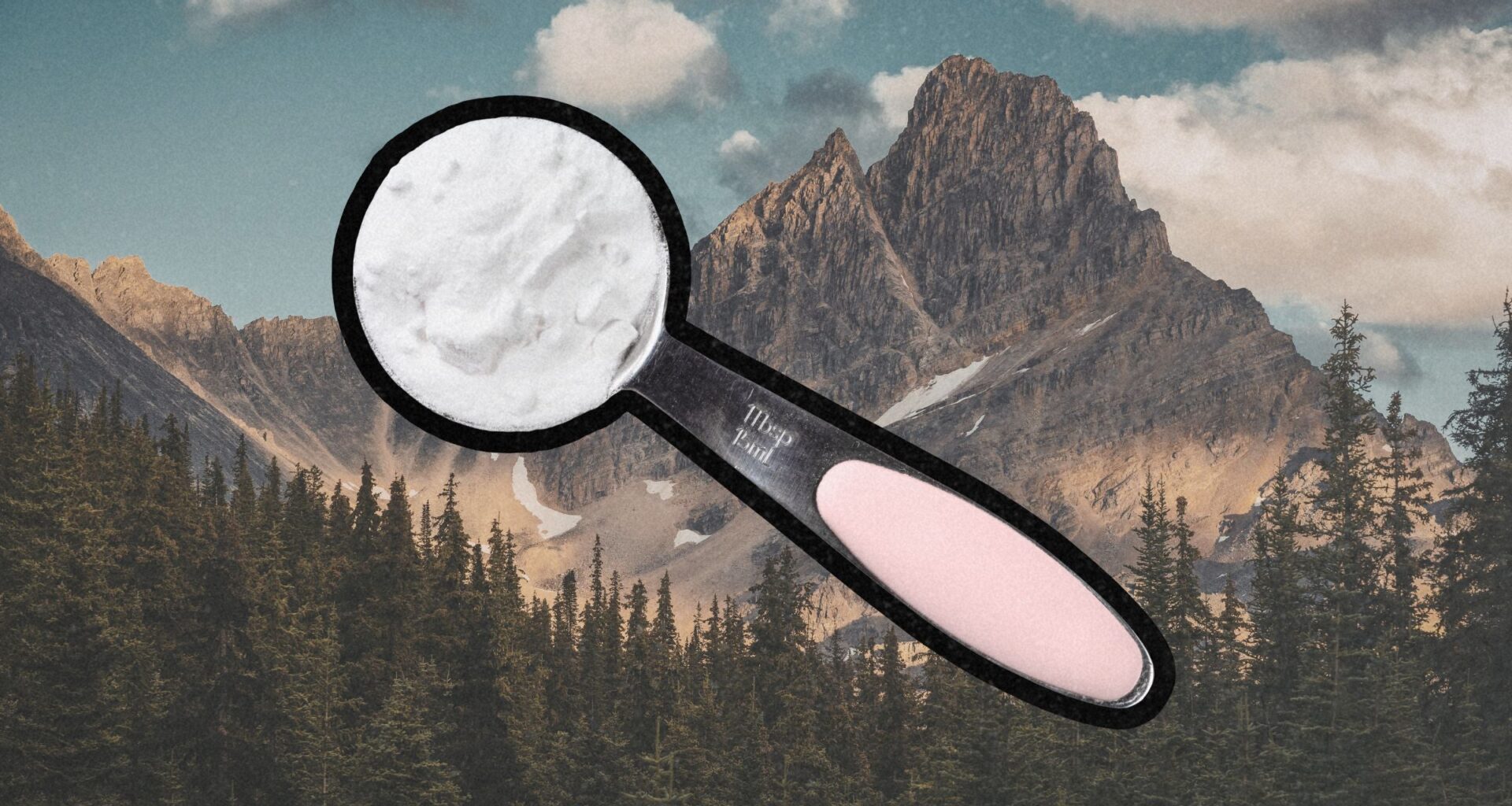 baking soda over mountains