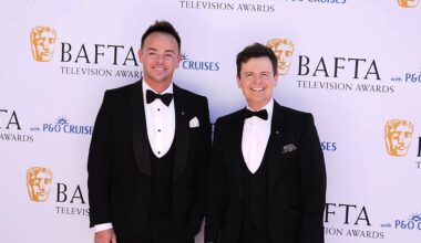 Anthony McPartlin says he never wants to host the Brit Awards again