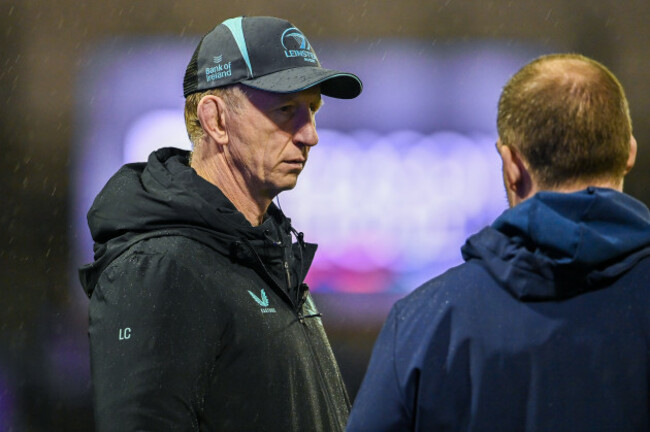 leo-cullen-during-the-warm-up-ahead-of-the-match