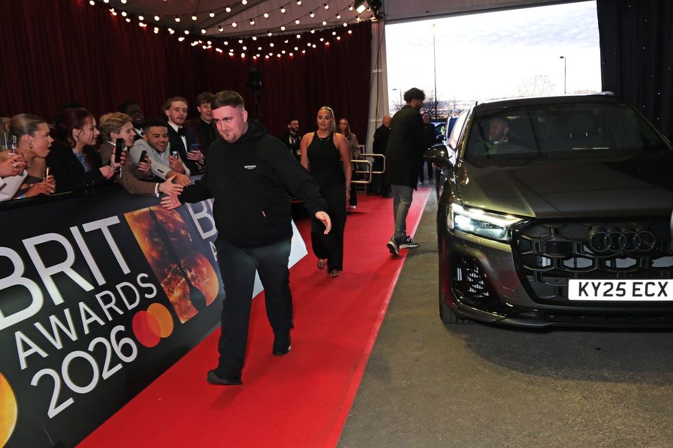 Brit Awards 2026 red carpet: Luke Littler