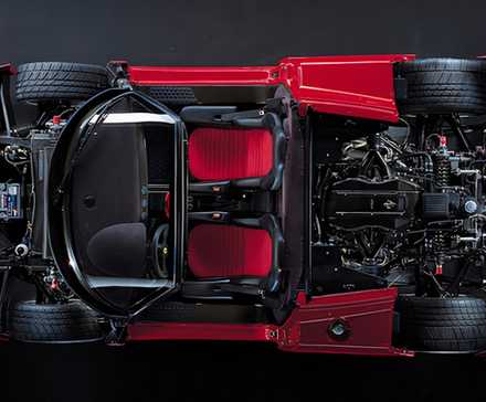 1995 Ferrari F50 Underbody View