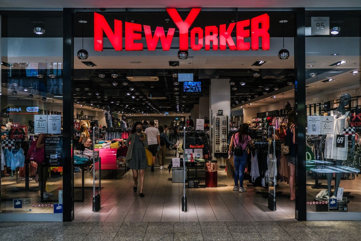 New Yorker store inside a shopping centre in Poland