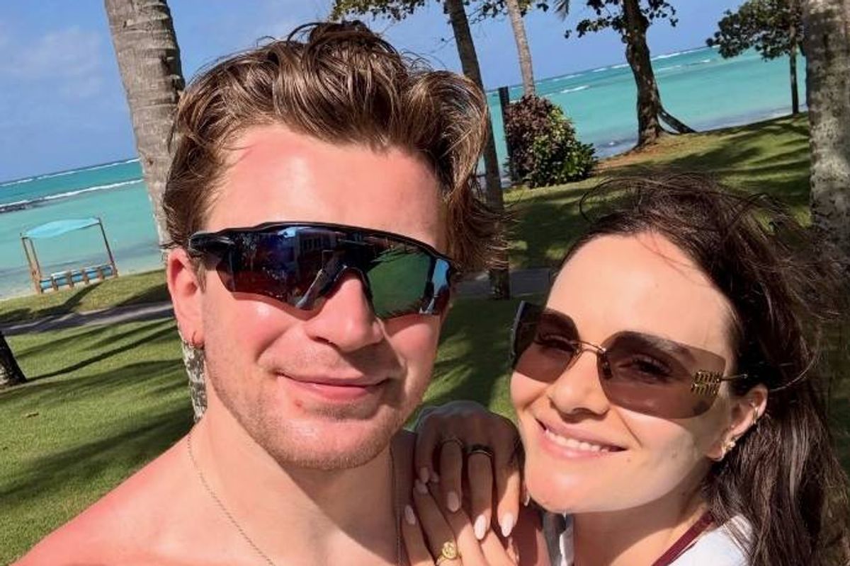 Adam Peaty and Holly Ramsey on honeymoon - Instagram
