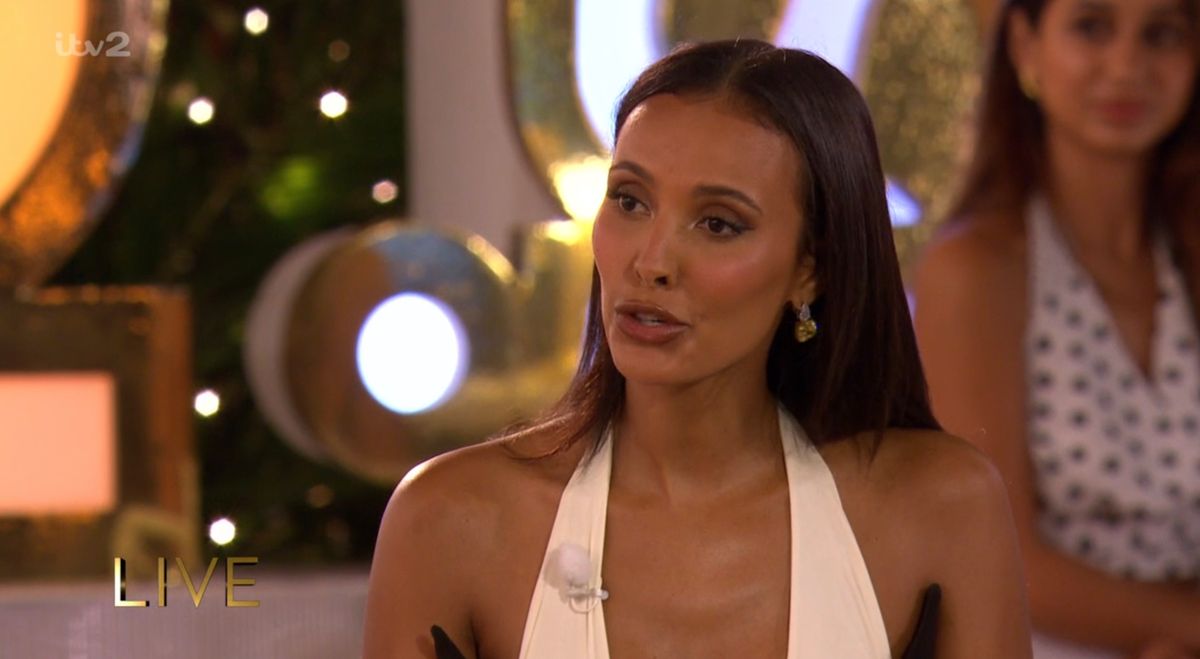 Love Island All Stars host Maya Jama was forced to intervene and say 'let's move on'