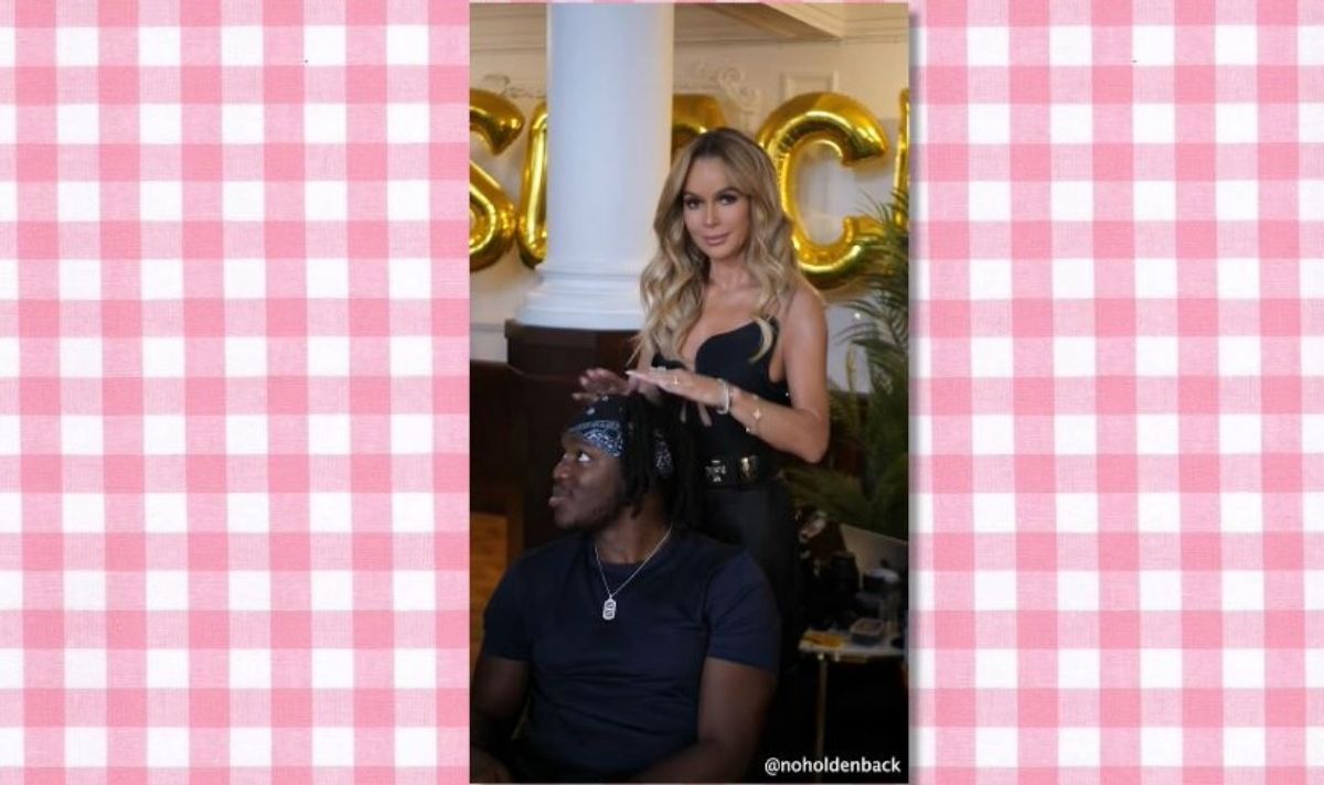 Amanda Holden and KSI