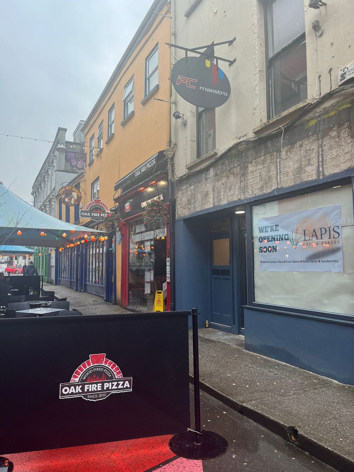 The location of the new café