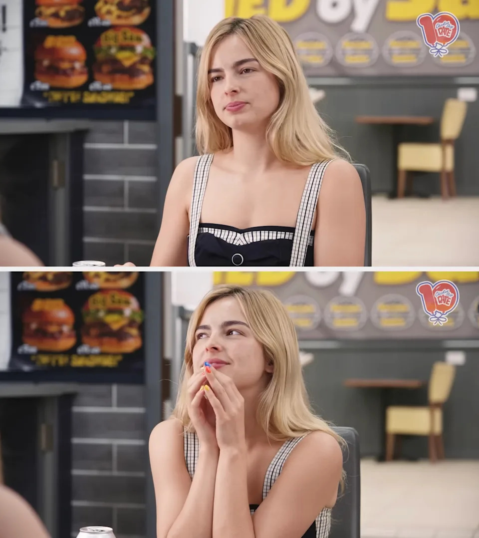 Addison in minimal makeup