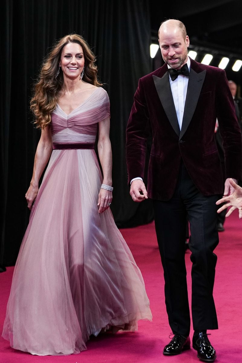 Catherine, Princess of Wales and William, Prince of Wales attend the 2026 EE BAFTA Film Awards at The Royal Festival Hall on February 22, 2026 in London