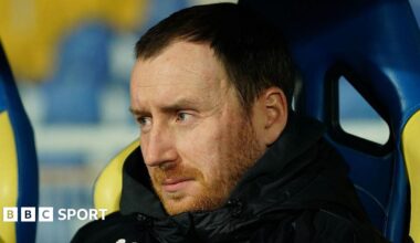 Sporting manager Ian Cathro
