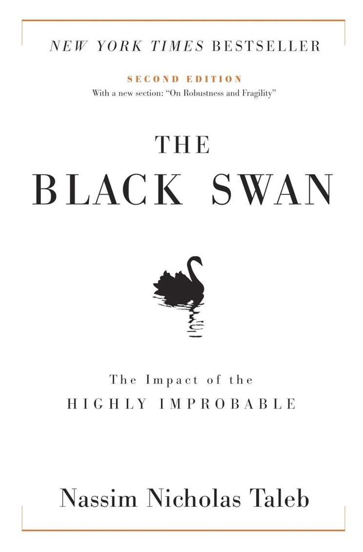 Cover of Nassim Taleb's book The Black Swan. Amazon.