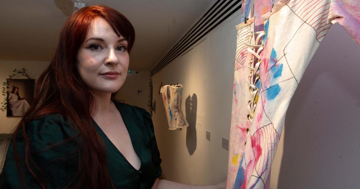 Artist Fiona Powell celebrates first exhibition at Wyllieum