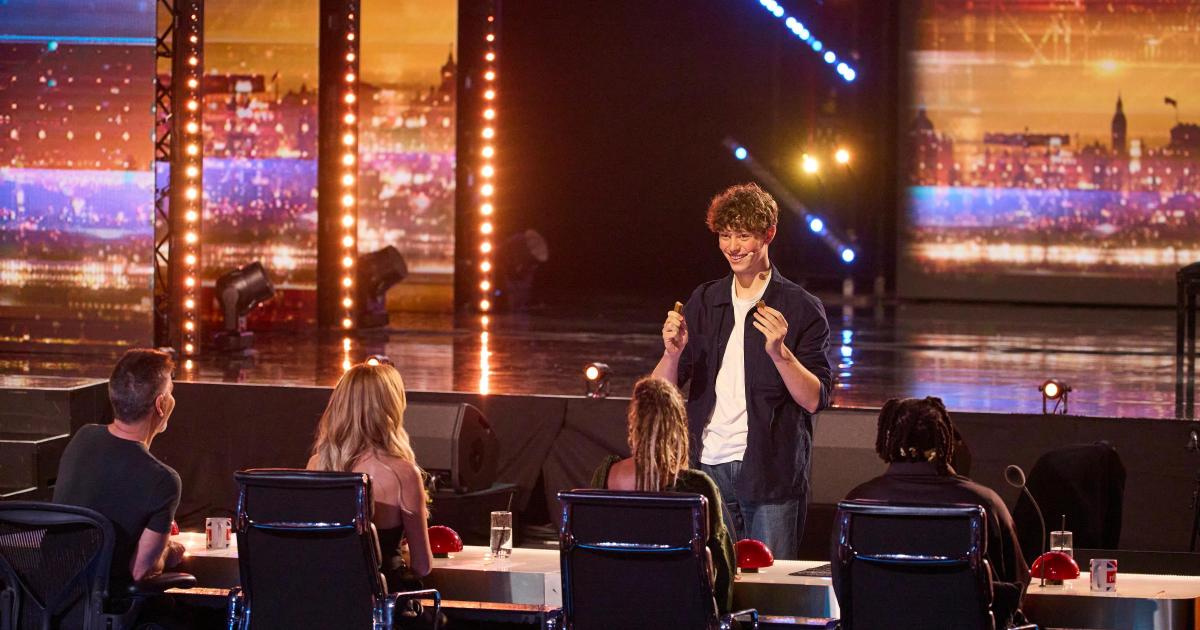 KSI awards BGT golden buzzer to magician Rafferty Coope