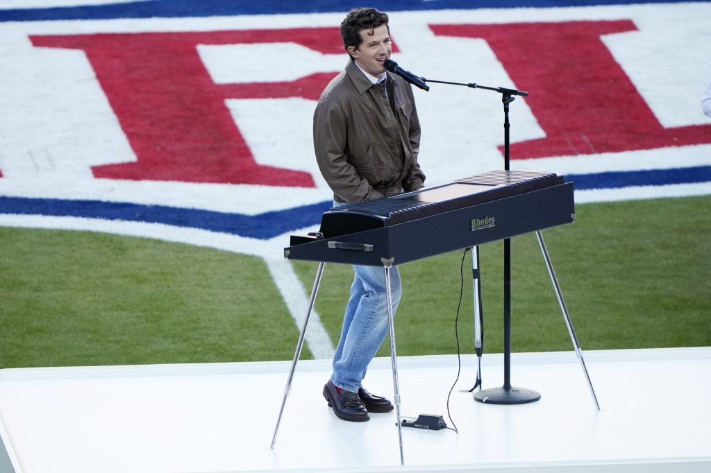 Charlie Puth Performs National Anthem at 2026 Super Bowl