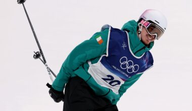 BEN LYNCH IS NAMED AS TEAM IRELAND FLAGBEARER FOR THE CLOSING CEREMONY OF THE WINTER OLYMPIC GAMES