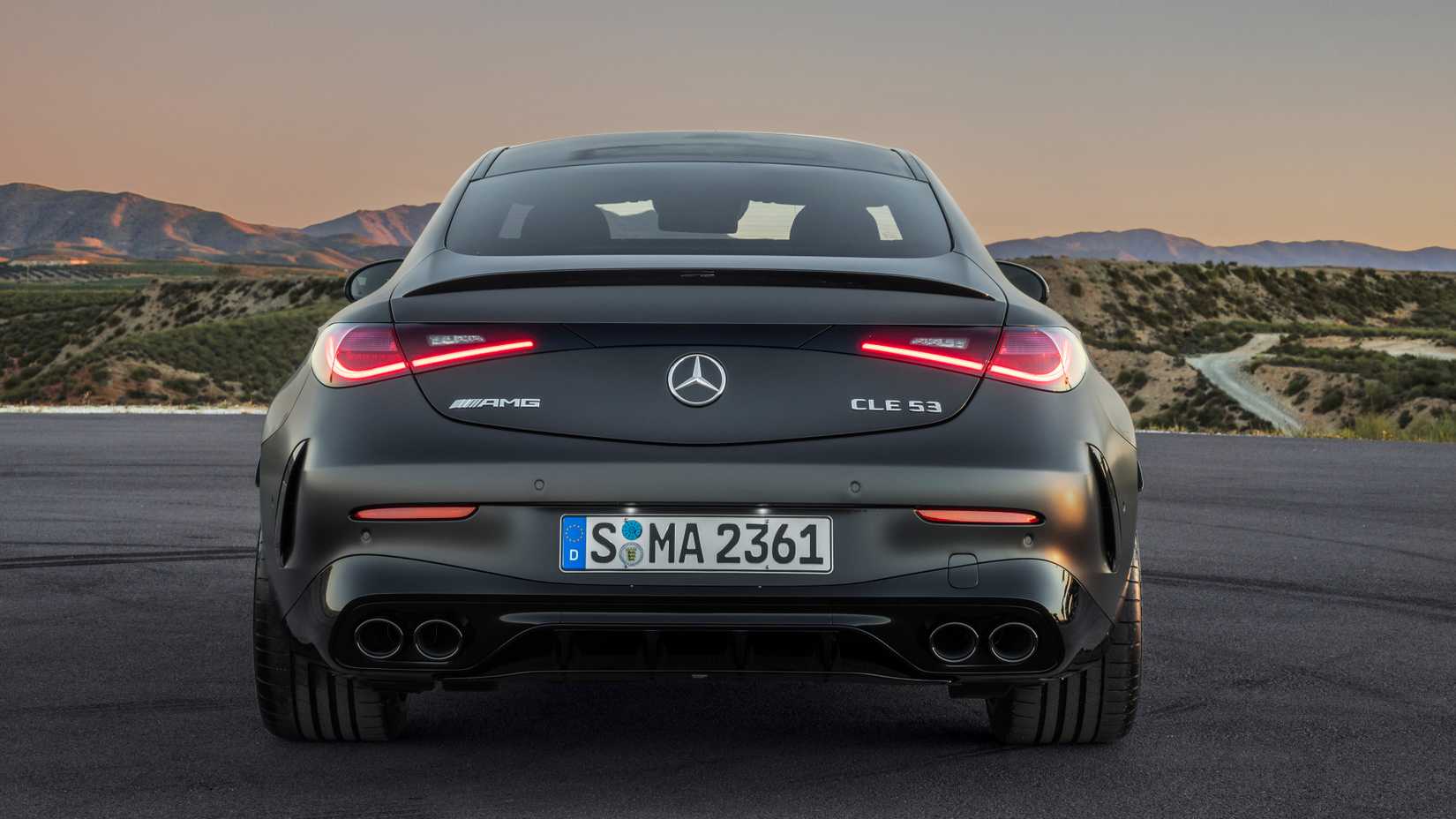 2025 Mercedes-AMG CLE 53 Coupe, rear