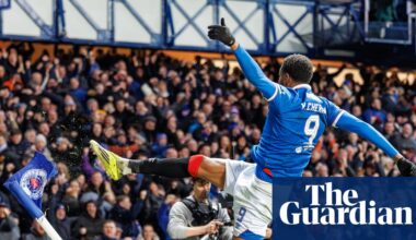 Youssef Chermiti hat-trick powers Rangers to victory over leaders Hearts | Scottish Premiership