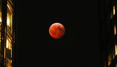 A total lunar eclipse will turn the moon blood red on Tuesday across several continents