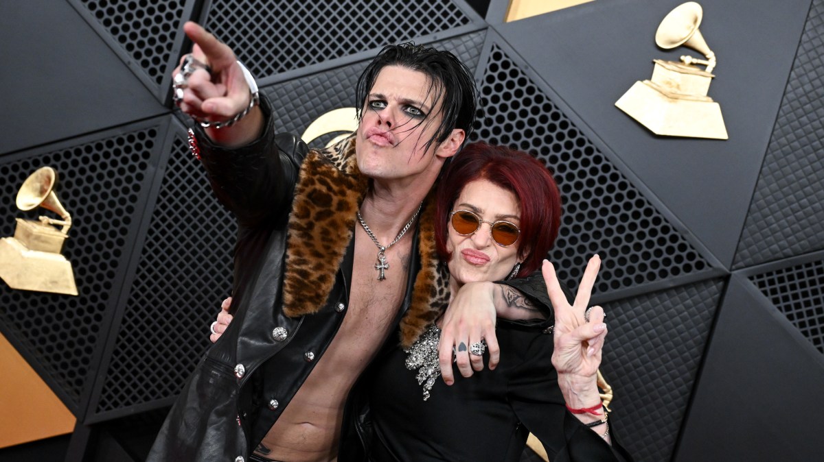 Sharon Osbourne at the Grammys — and other news in pictures