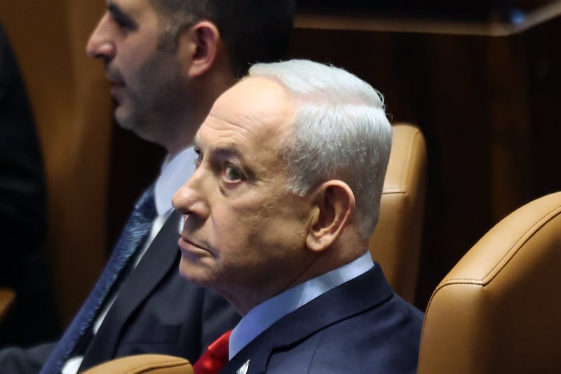 Israeli prime minister Binyamin Netanyahu. Photograph: Abir Sultan/European Pressphoto Agency