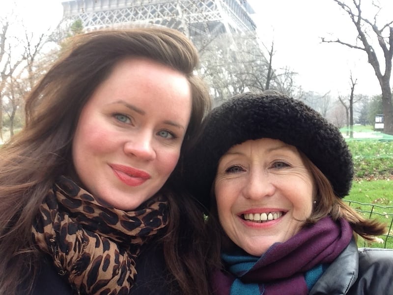 Shannon and Ferga Murry on a day-trip to Paris
