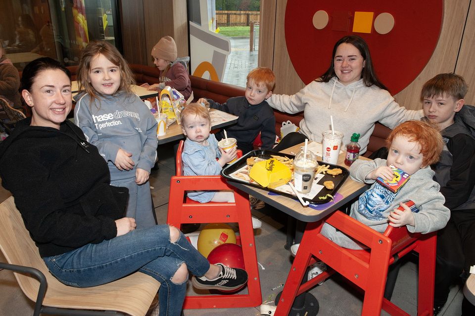 Monique Carthy and family were at the opening of McDonald's in New Ross on Wednesday. Photo: Jim Campbell