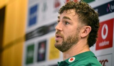 Ireland Rugby Captain's Run & Press Conference