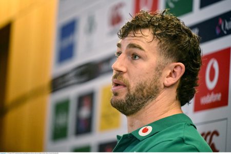 Ireland Rugby Captain's Run & Press Conference