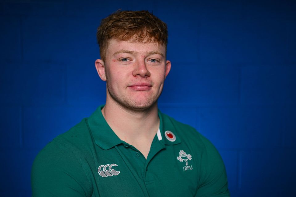 Bryn Ward has only been with the Ireland squad for the last week and a half. Photo: Brendan Moran/Sportsfile