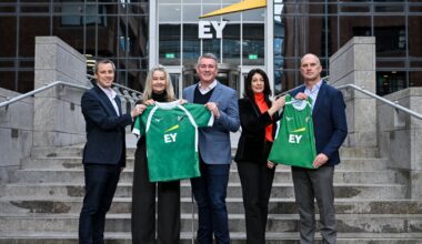 Hockey Ireland strikes major new 3-year sponsorship as EY assumes primary front of shirt placement across Ireland Senior Women’s and Senior Men’s hockey teams.