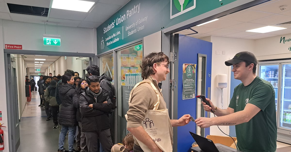 University of Galway food bank forced to turn away hundreds of students each week – The Irish Times