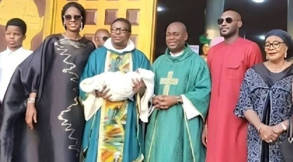 2Baba, wife Natasha celebrate child dedication