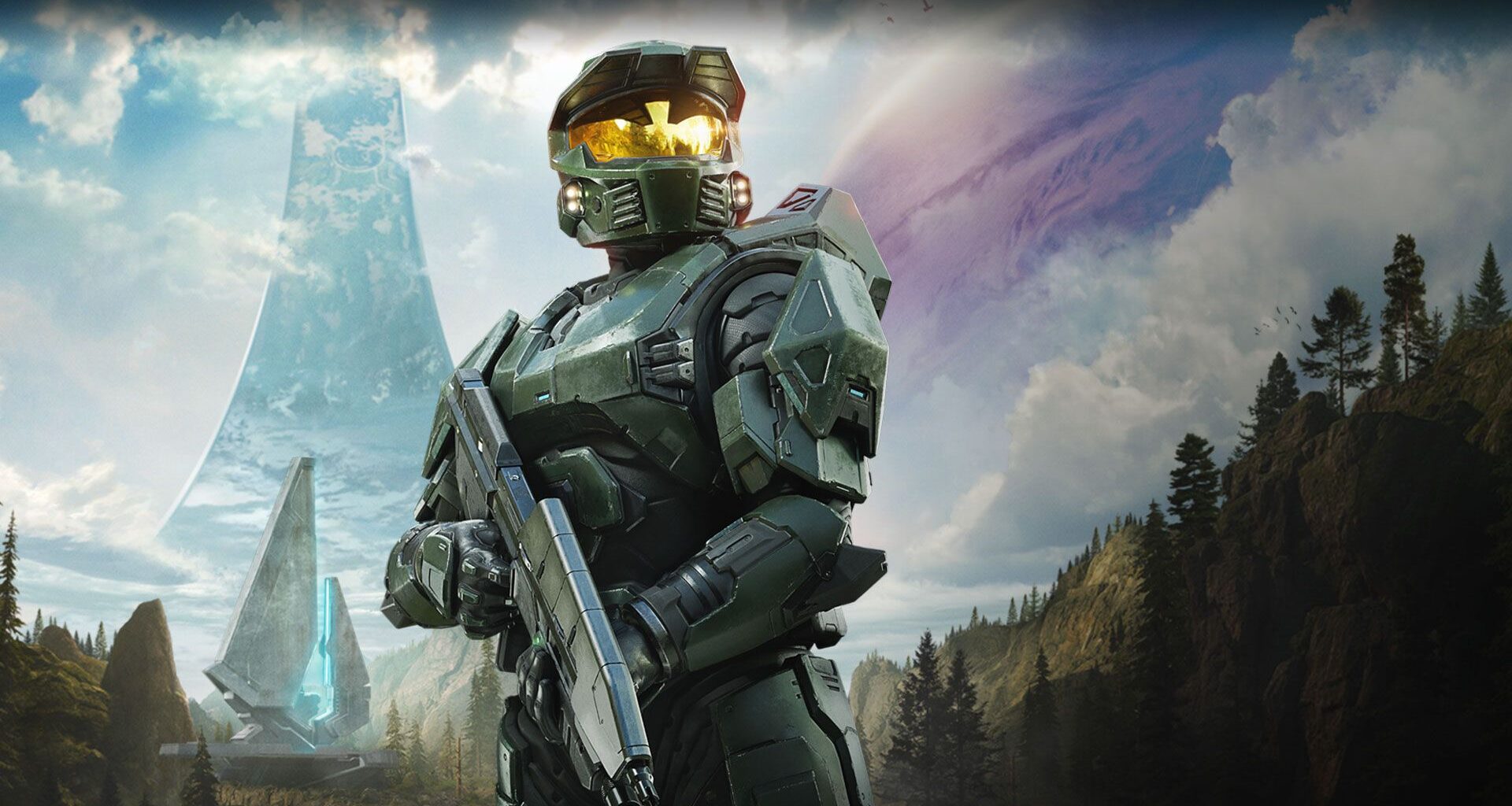 Hero art for Halo: Campaign Evolved, the remake of Halo: Combat Evolved.