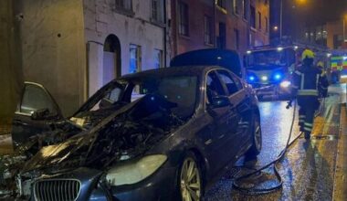 Intense blaze engulfs car during busy evening traffic in Waterford City centre - News