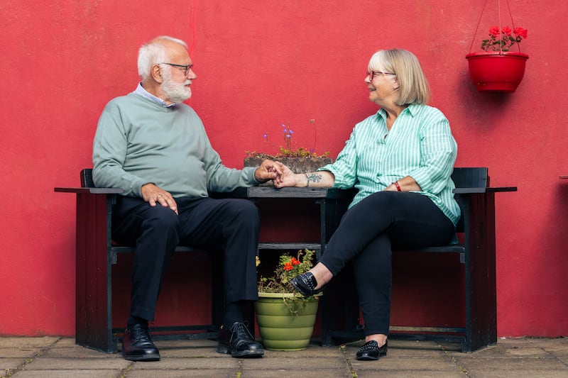 John and Agnes were childhood sweethearts at a school for deaf children. They feature in a new film called A Quiet Love. Photograph: Molly Keane