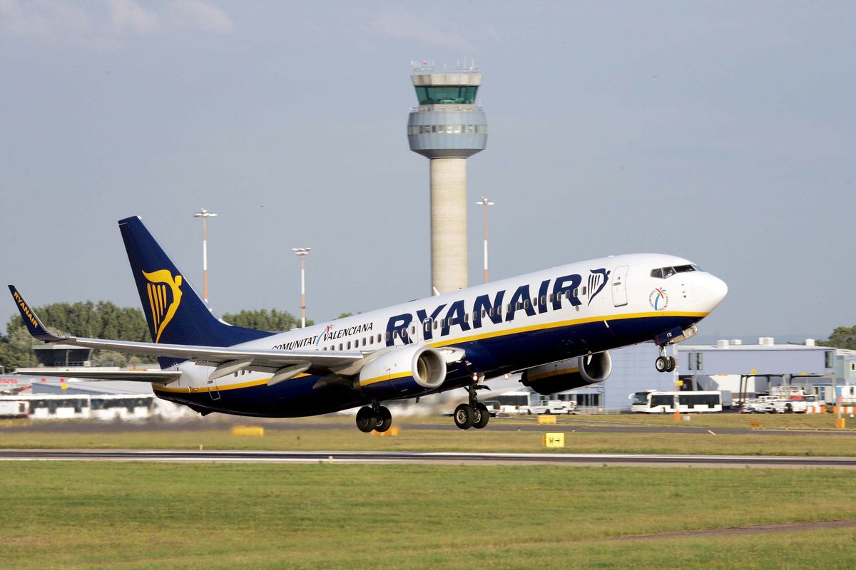 File photo of a Ryanair plane