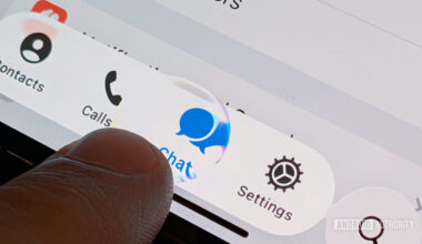 Up close Liquid Glass UI example on iPhone