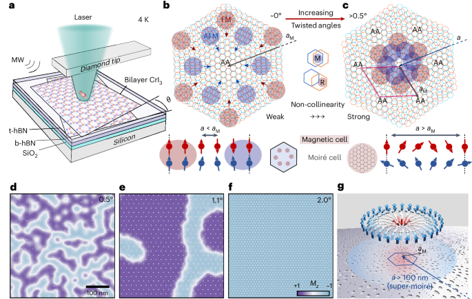 Super-moiré spin textures in twisted two-dimensional antiferromagnets