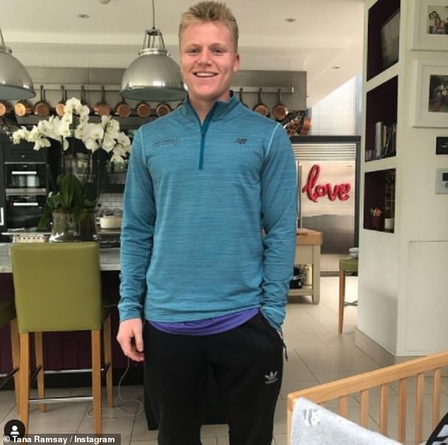 In the renovations, the lower ground floor was also given a 'light well', which consists of a glass roof and it allows natural light to feed into the home (Jack pictured pre-renovations in 2019)
