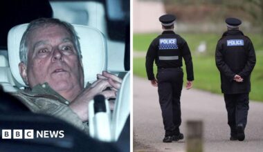 Police asking Andrew's protection officers what 'they saw or heard' as part of Epstein files review