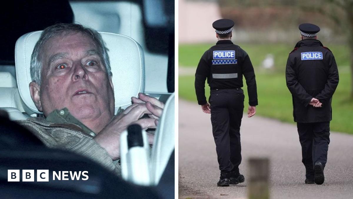 Police asking Andrew's protection officers what 'they saw or heard' as part of Epstein files review